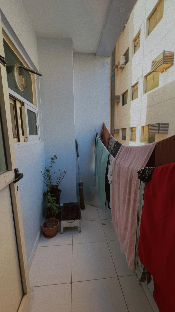 Furnished one bedroom and living room, clean furnishings, clean building