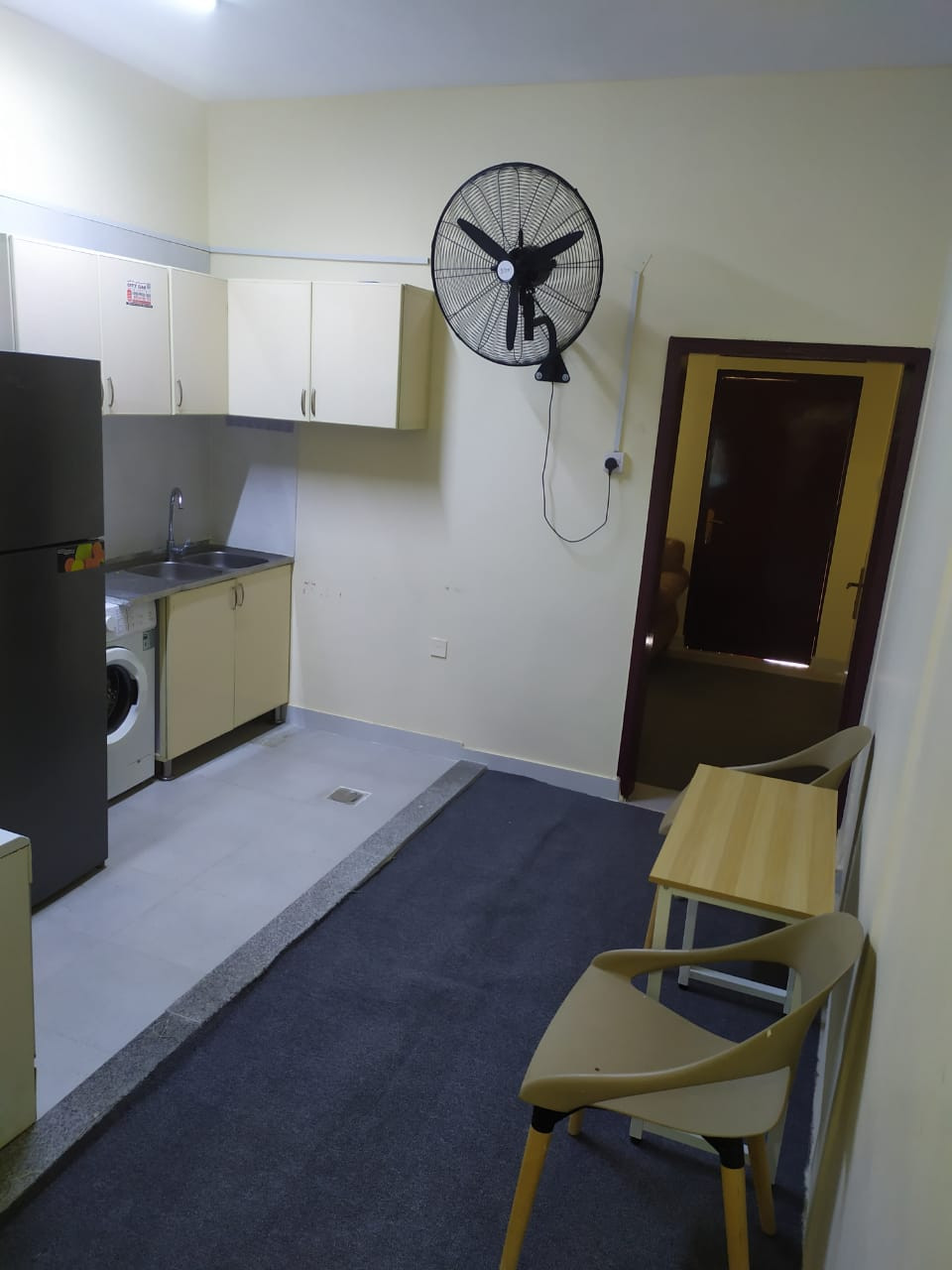 Furnished room and living room
