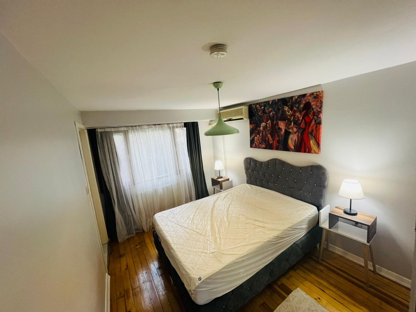 Furnished one bedroom and living room, first floor