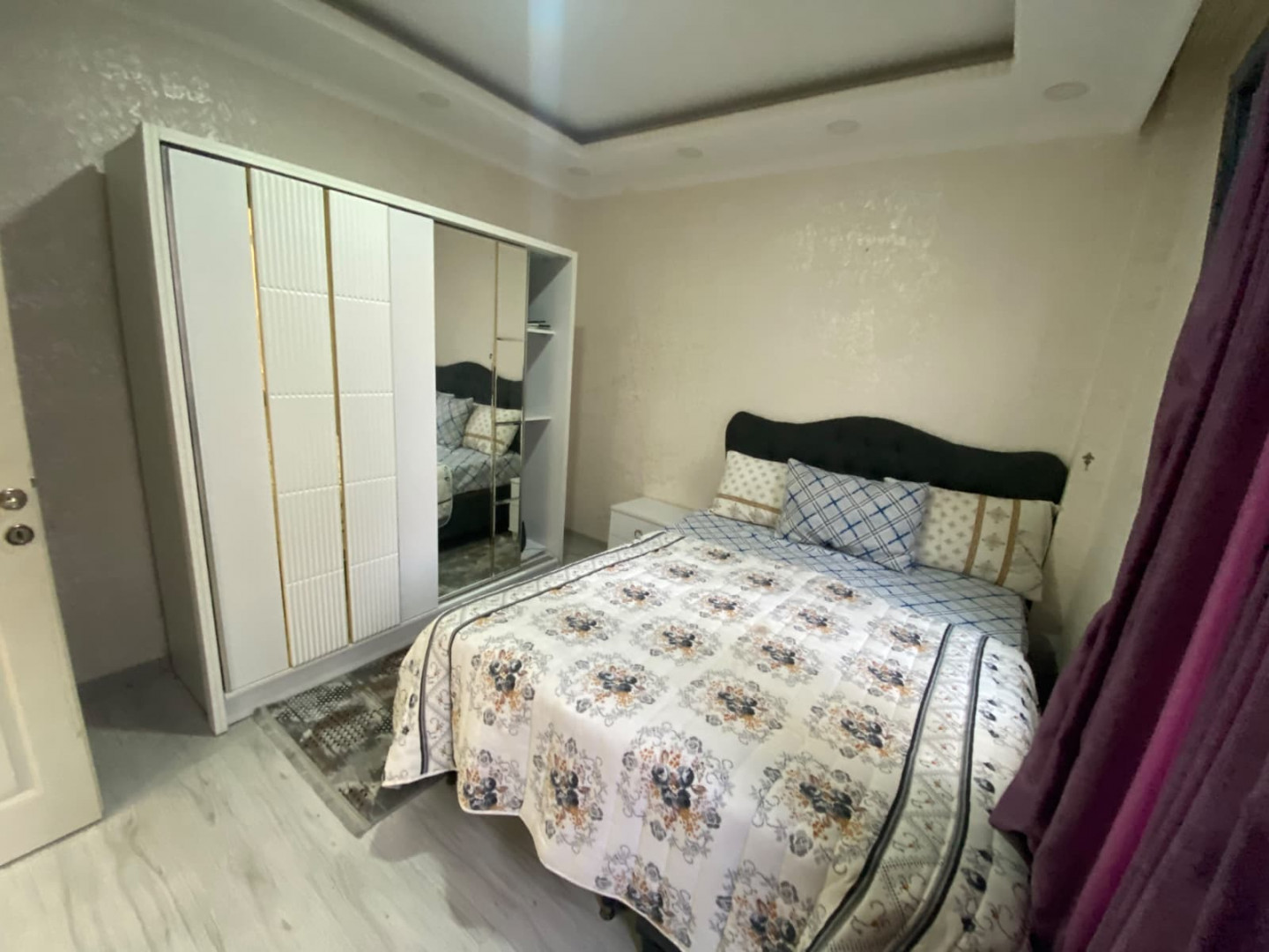 Furnished one bedroom and living room, second floor