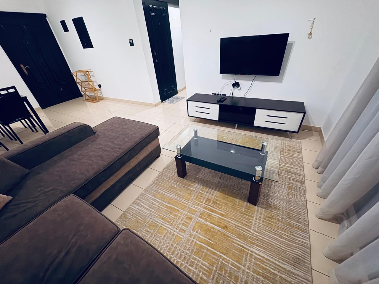 One bedroom and a spacious living room in Al Qasba