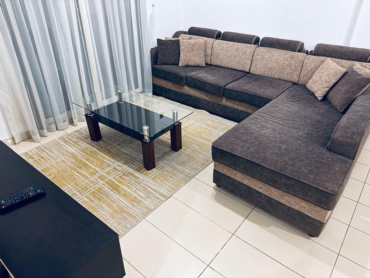 One bedroom and a spacious living room in Al Qasba