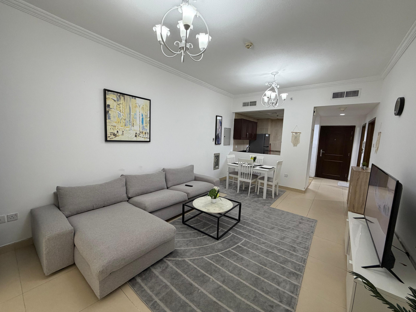 One bedroom and living room, second occupant