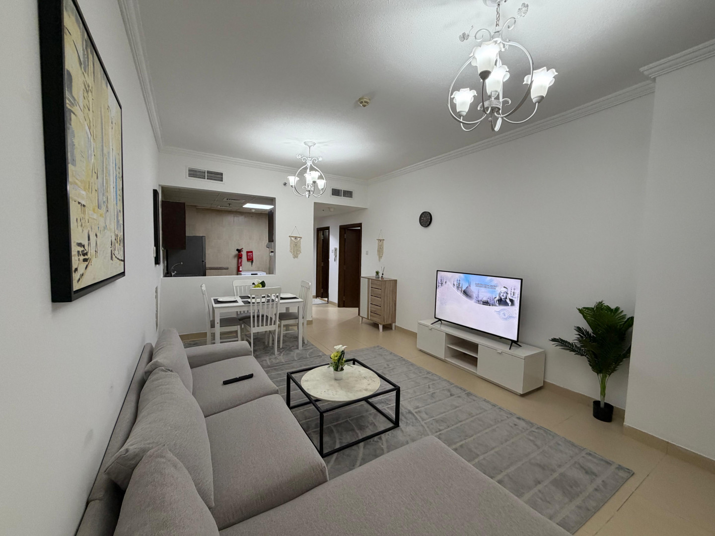 One bedroom and living room, second occupant