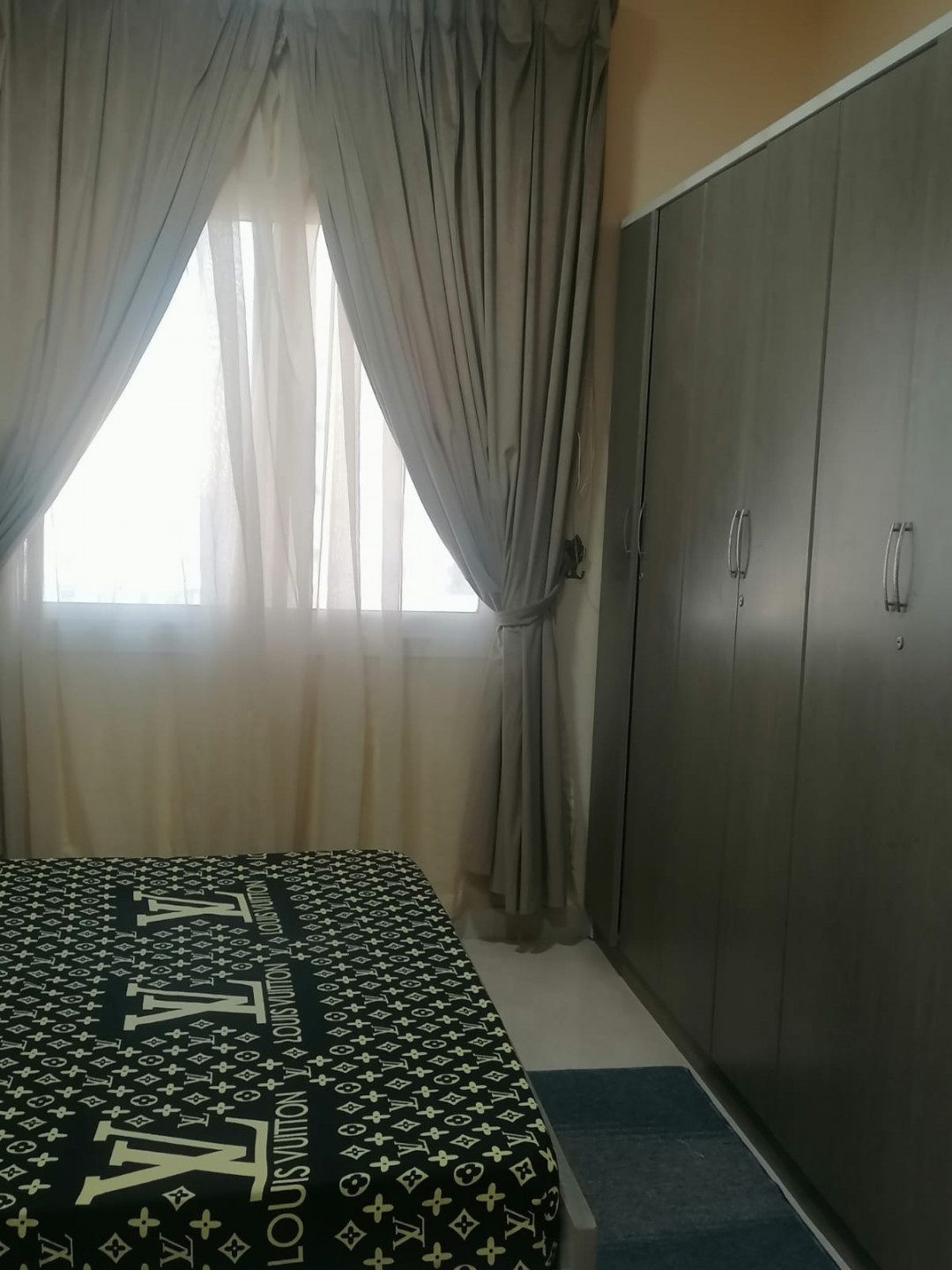 Furnished room and living room