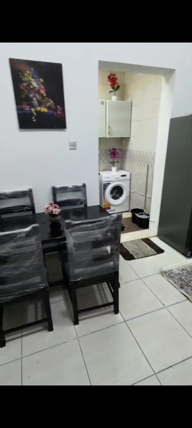 One bedroom and living room, fully furnished