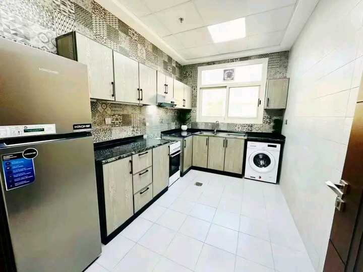 One bedroom and living room with a stunning view, balcony, and two bathrooms.