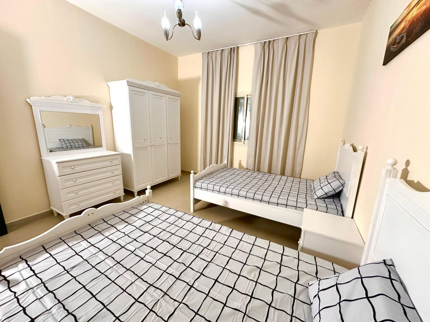 Two rooms and a hall in Al Qasimia