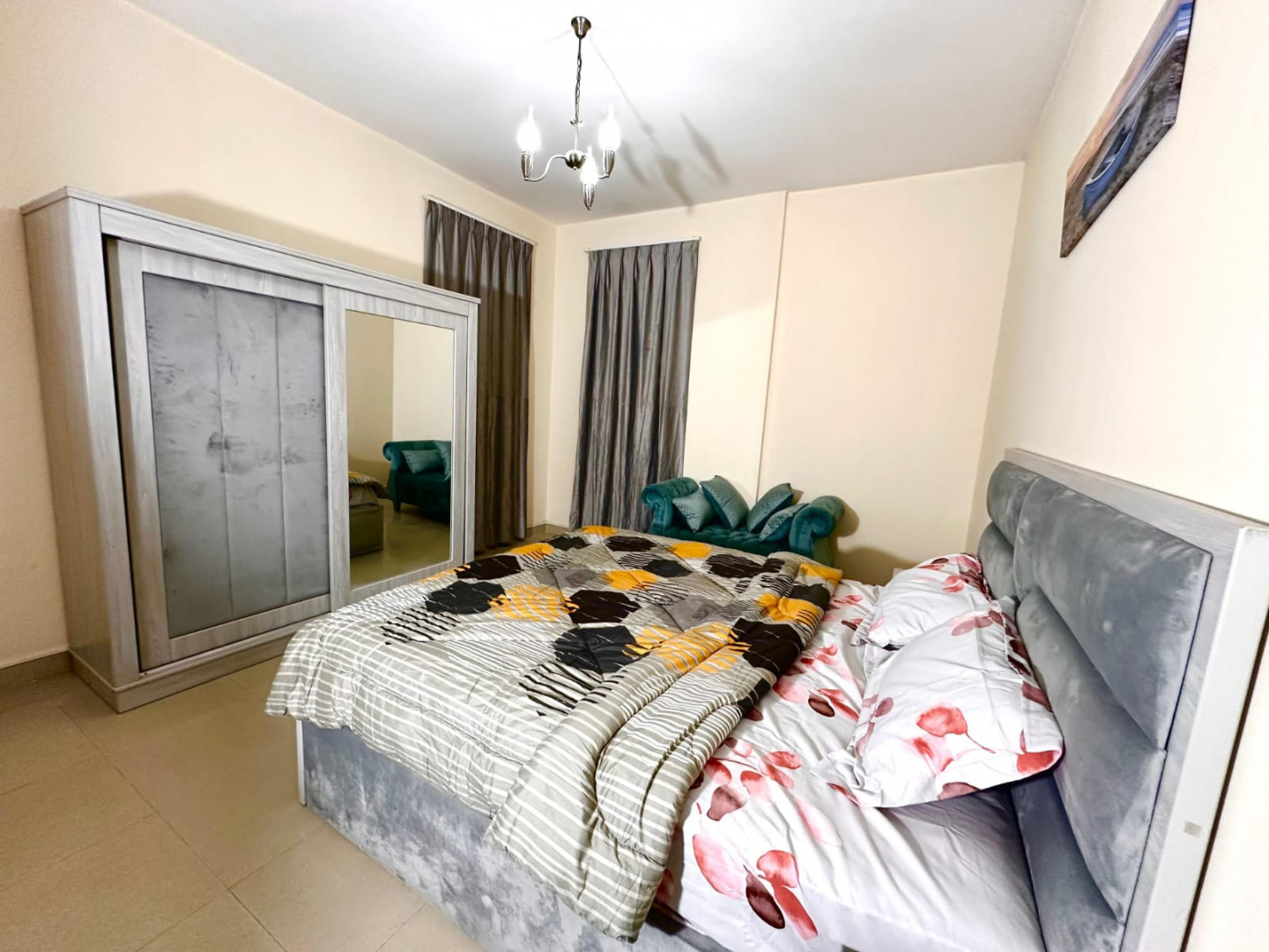 Two rooms and a hall in Al Qasimia