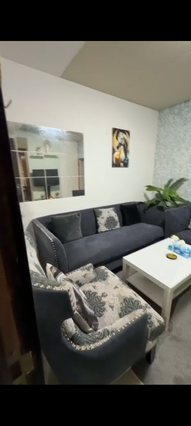 Two bedrooms and a living room on Ajman Corniche