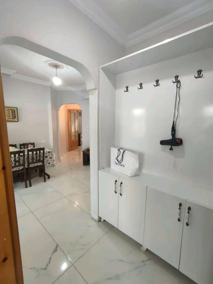 Two fully furnished and air-conditioned bedrooms and a living room