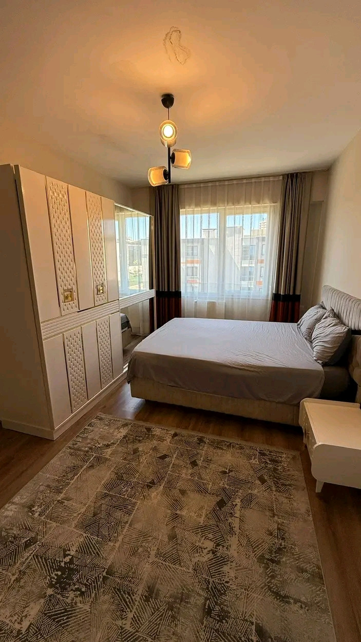 Two furnished, air-conditioned bedrooms and a living room on the 3rd floor with elevator.