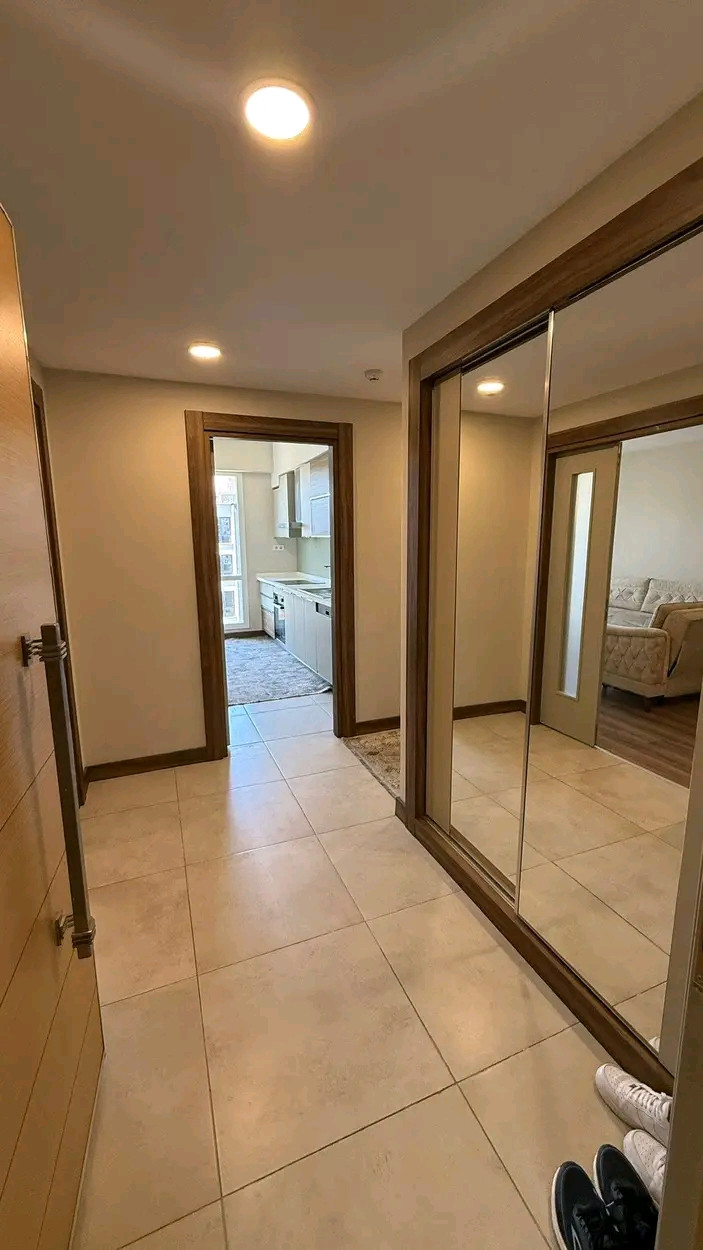 Two furnished, air-conditioned bedrooms and a living room on the 3rd floor with elevator.