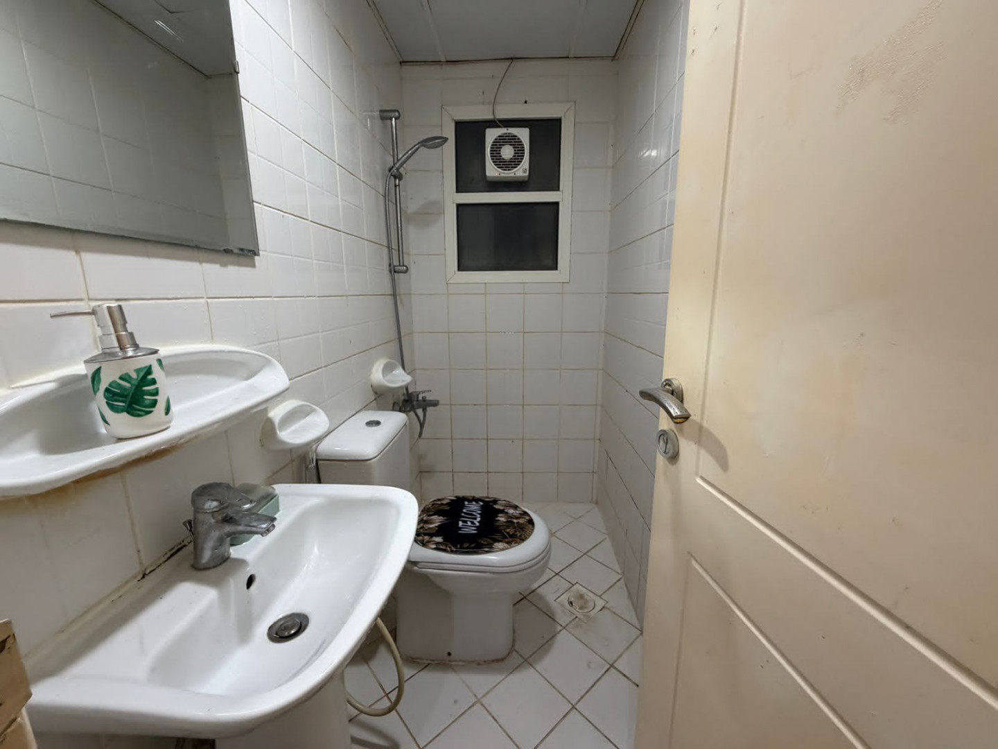 Two bedrooms, a living room, two bathrooms, and a balcony in Al Nuaimiya 1