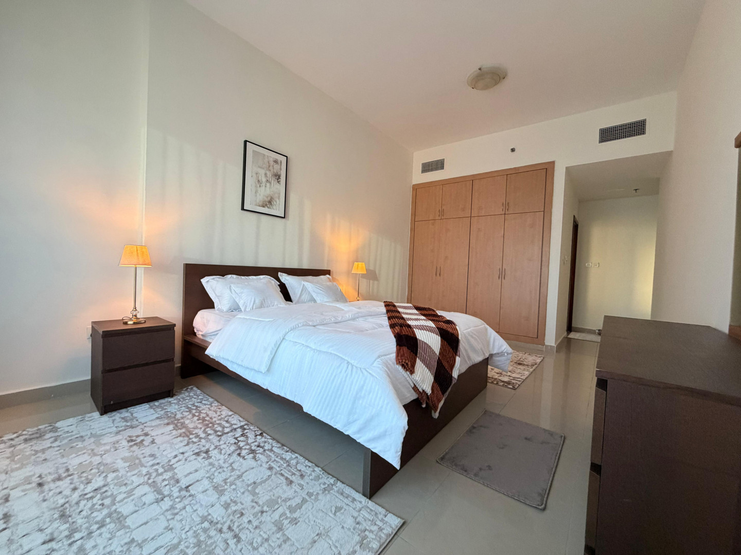 Two bedrooms and a living room, first occupancy