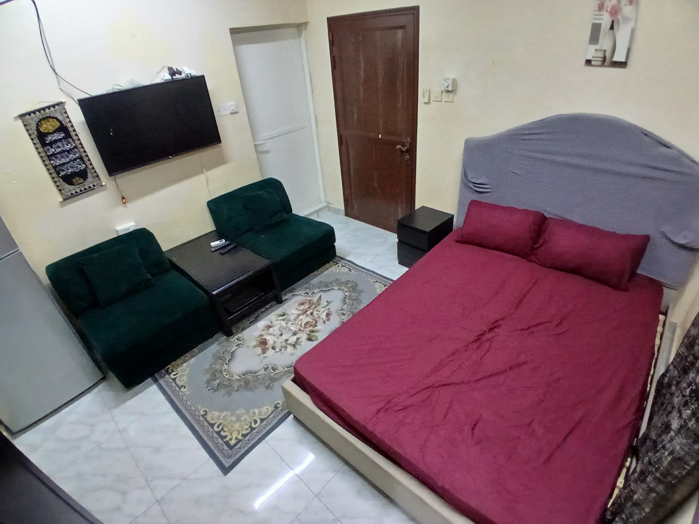 Furnished studio apartment for rent in Al Nakheel, near Al Rayyan Hotel
