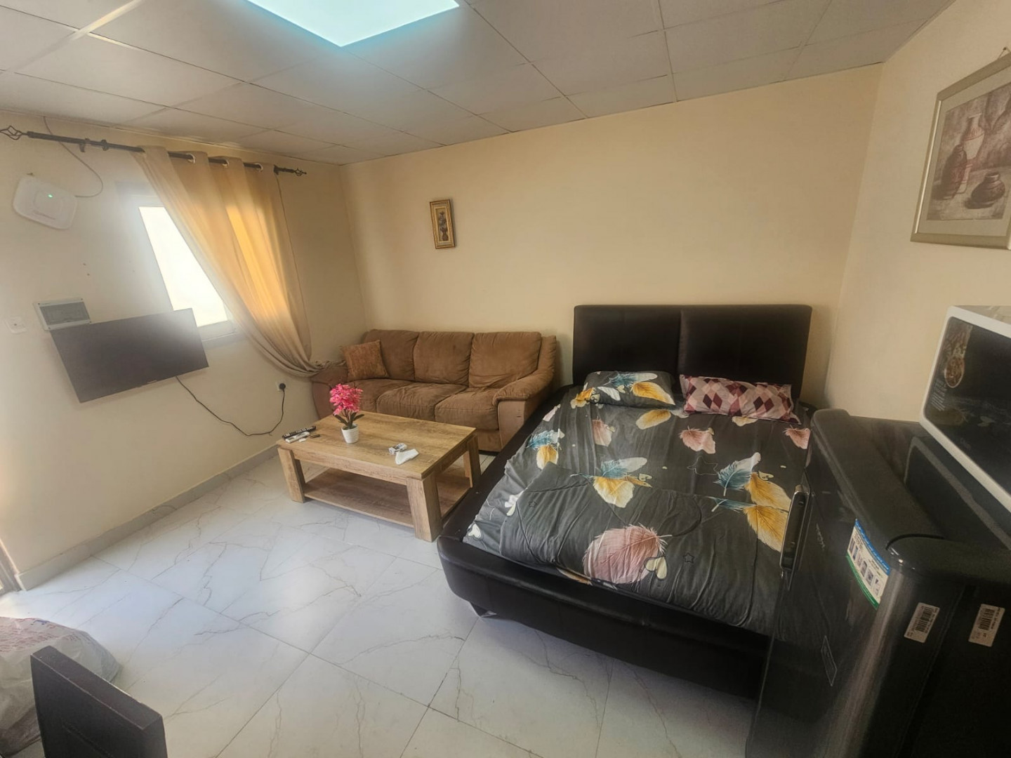 Clean furnished studio apartment for rent in Al Muwaihat 3