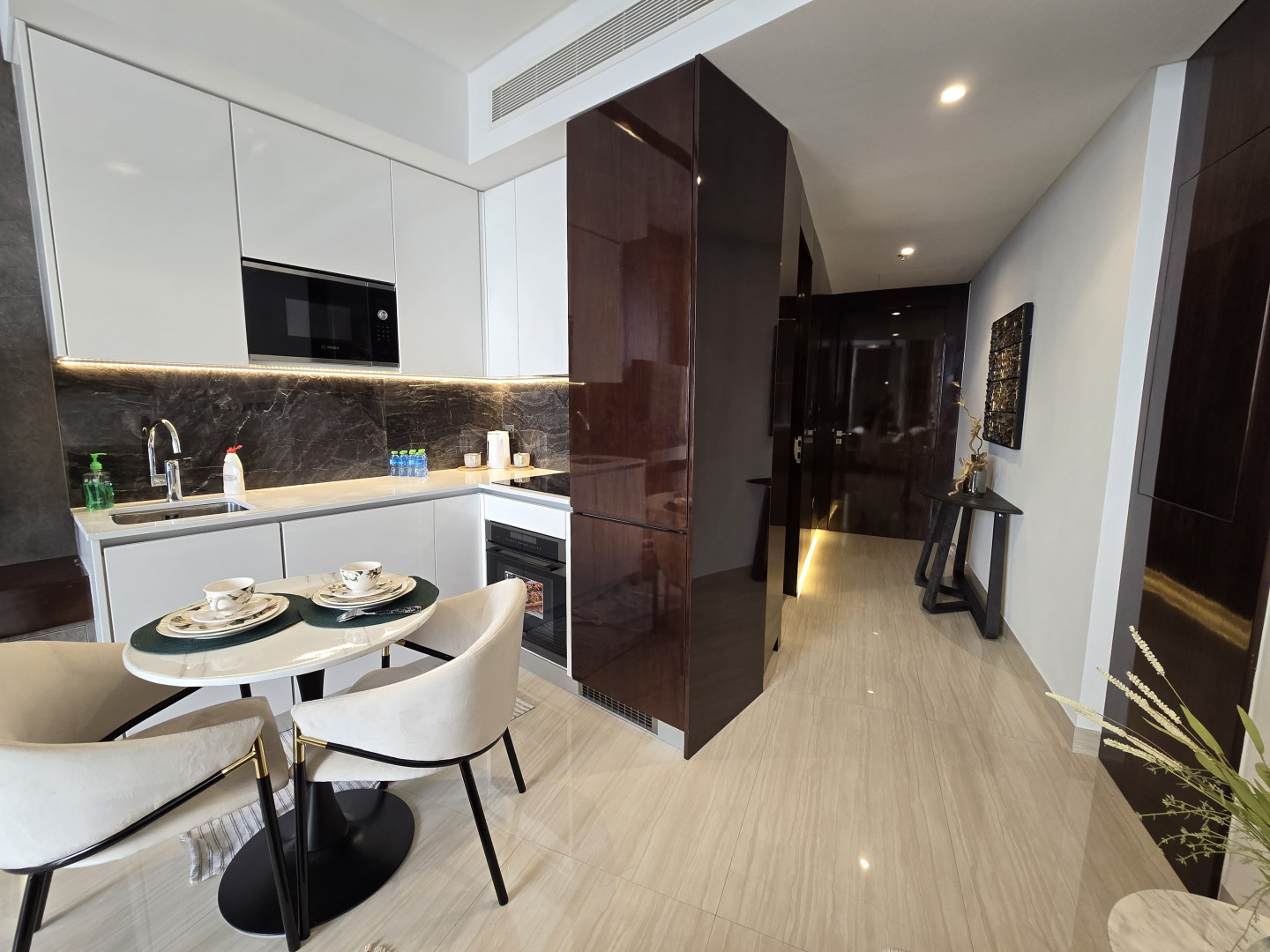 Furnished studio apartment for rent in Seef, electricity included