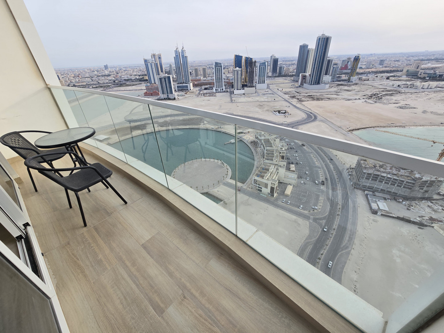 Furnished studio apartment for rent in Seef, electricity included