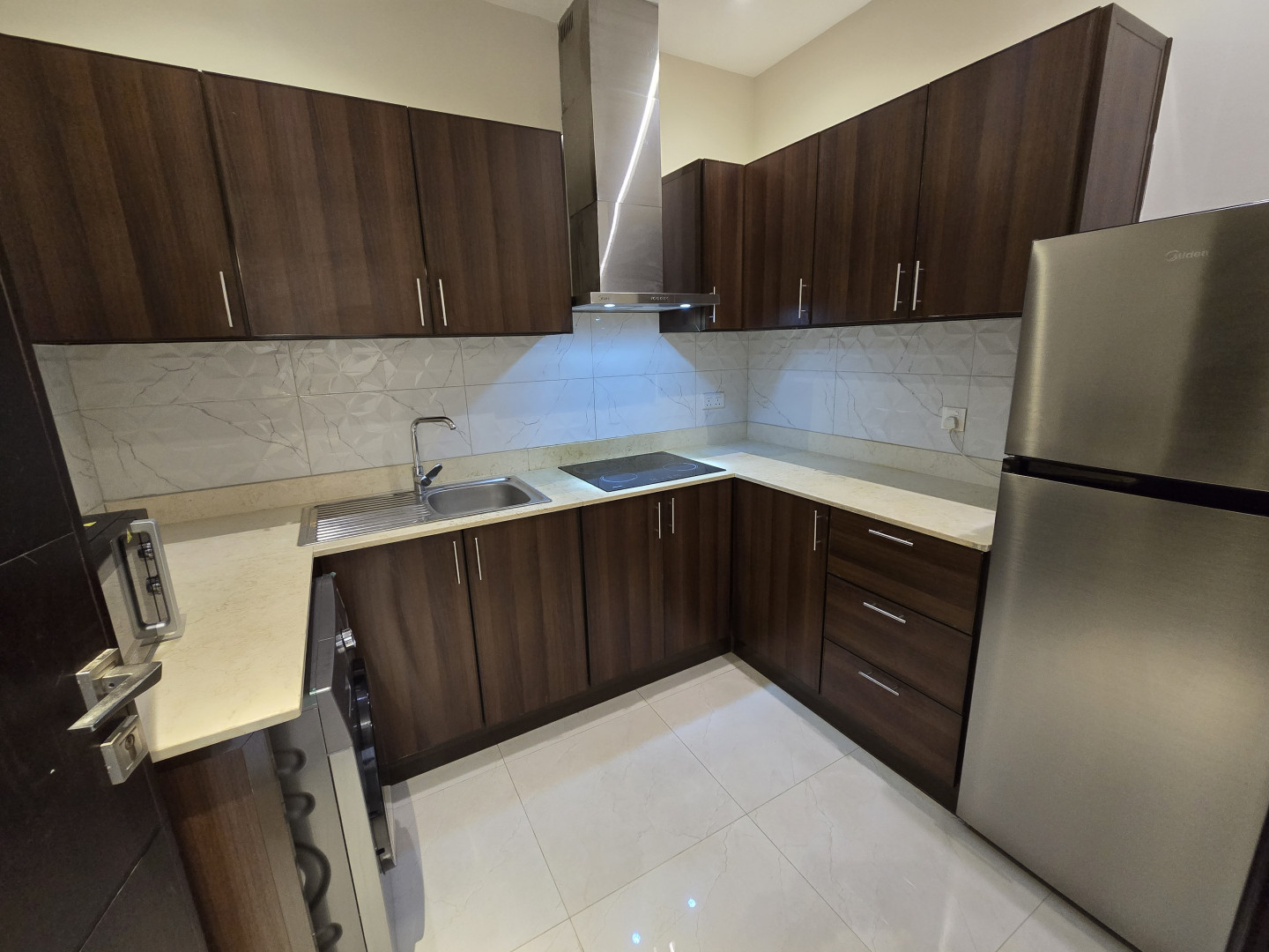 Furnished studio apartment for rent in Saar, electricity included
