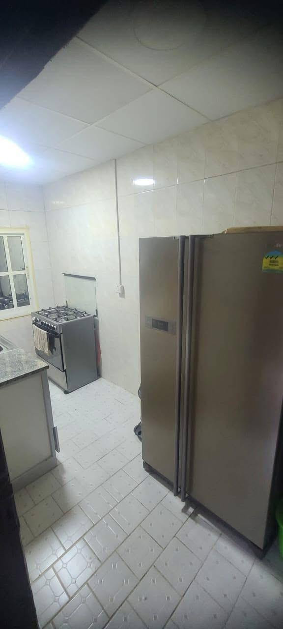 One bedroom and living room for rent, second row, Ajman Corniche