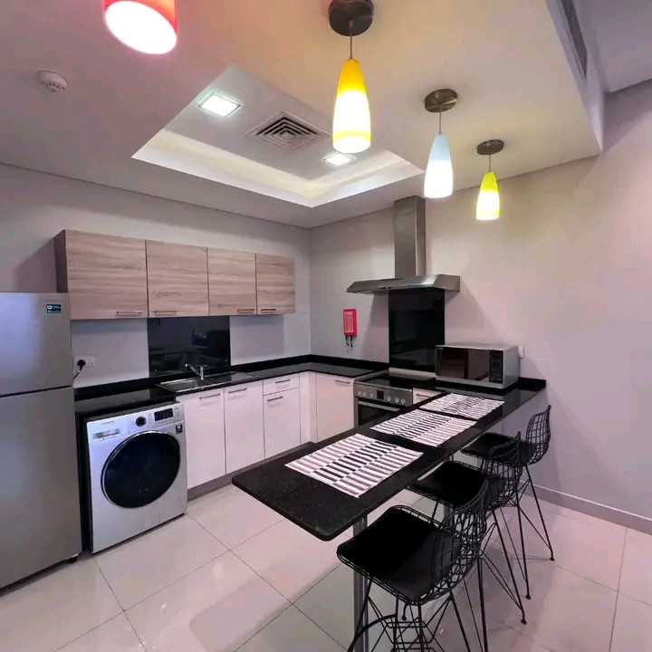 Apartment for rent in Amwaj with sea view