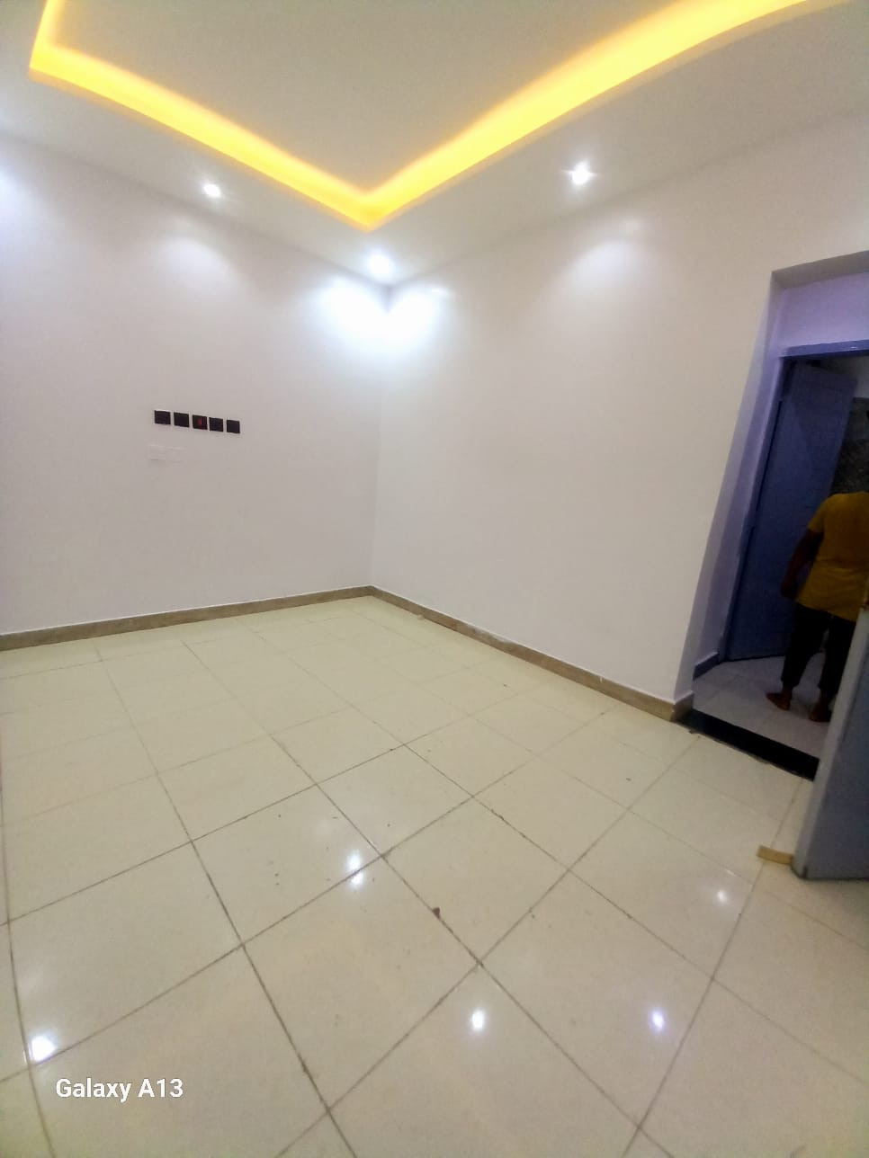 Private entrance for families, one bedroom, bathroom, and kitchen.
