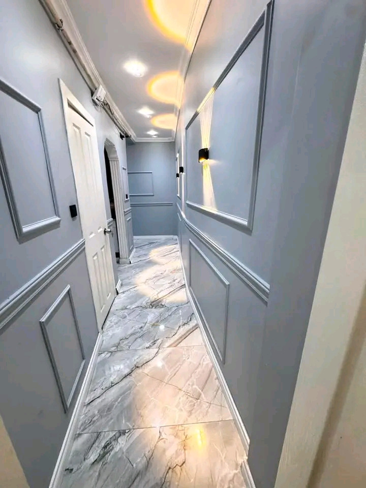 Furnished two-bedroom apartment with a living room, annual rent