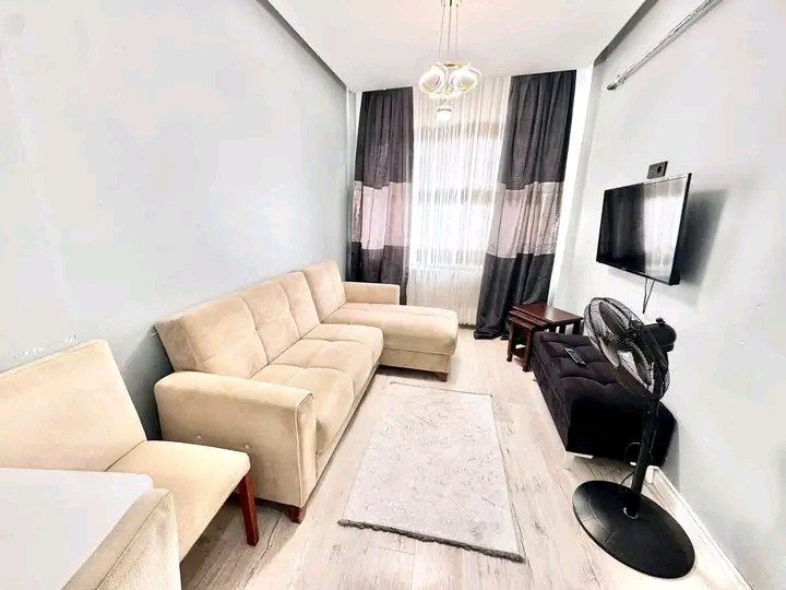 Furnished two-bedroom apartment with a living room, annual rent