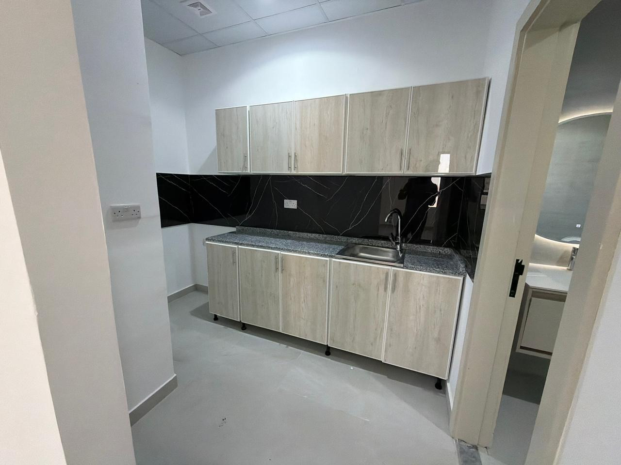 A large studio apartment, brand new, is available for rent in Riyadh, south of Al Shamkha.