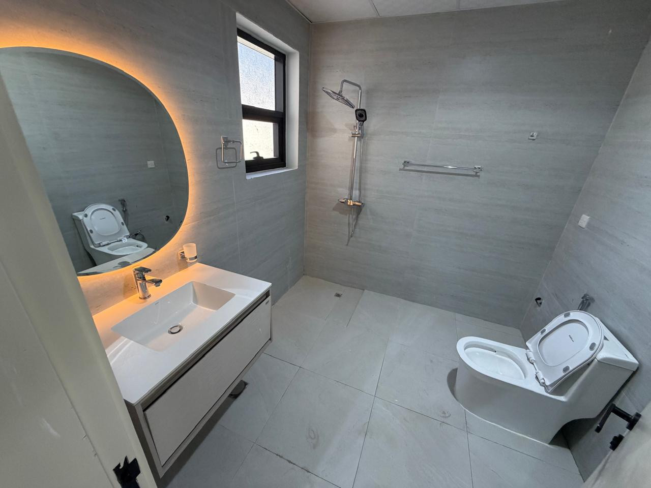 A large studio apartment, brand new, is available for rent in Riyadh, south of Al Shamkha.