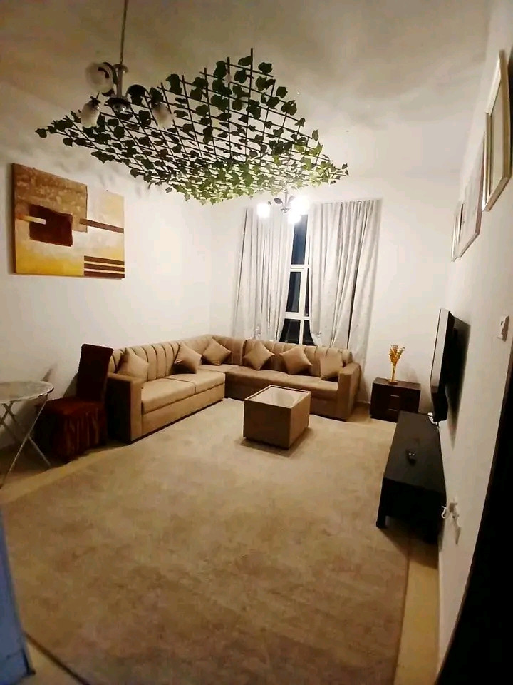 A one-bedroom apartment with a living room, balcony, and two bathrooms is available in Ajman – City Tower for rent at AED 3500, inclusive of all bills.