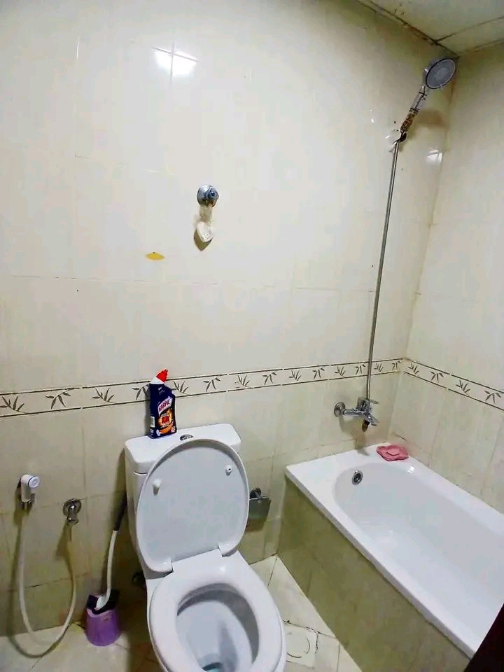 One bedroom and living room with balcony, 2 bathrooms available