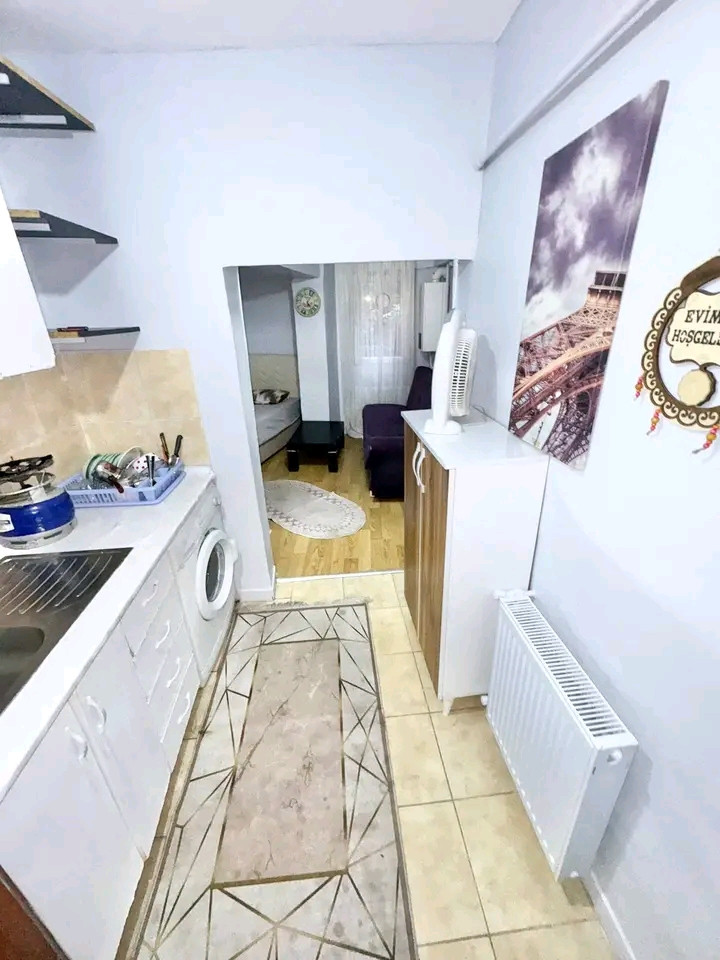 Furnished studio apartment (0+1) available on the 0th floor