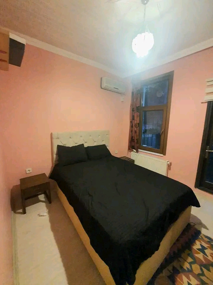 A furnished 1+1 (one bedroom and living room) apartment is available on the 0th floor.