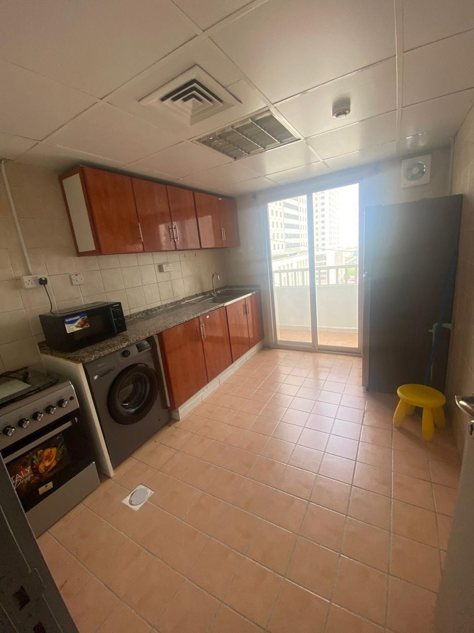 Musk Al Sham Street, one bedroom and living room with balcony, furnished