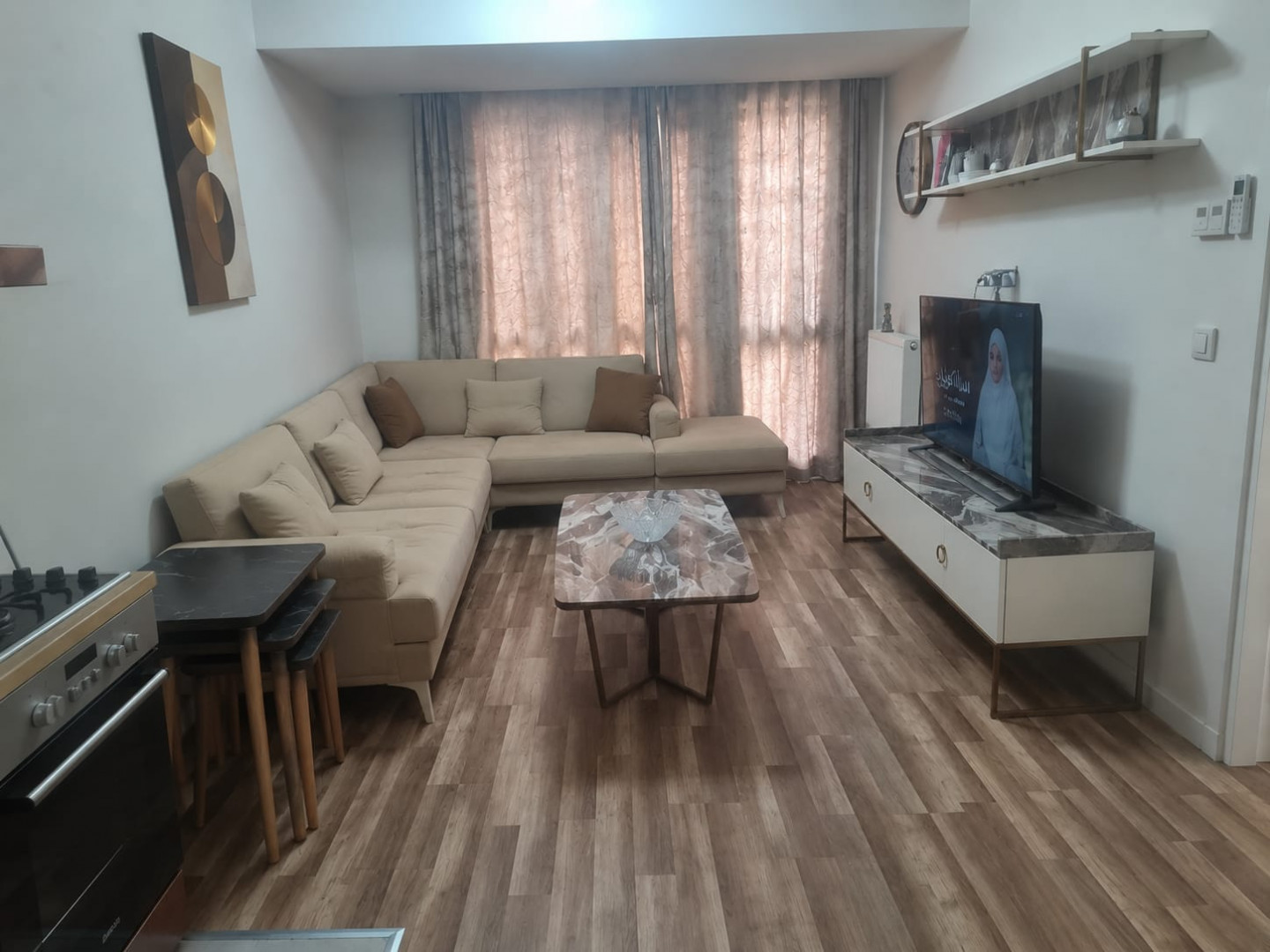 Furnished 1+1 apartment in Esenyurt Koza