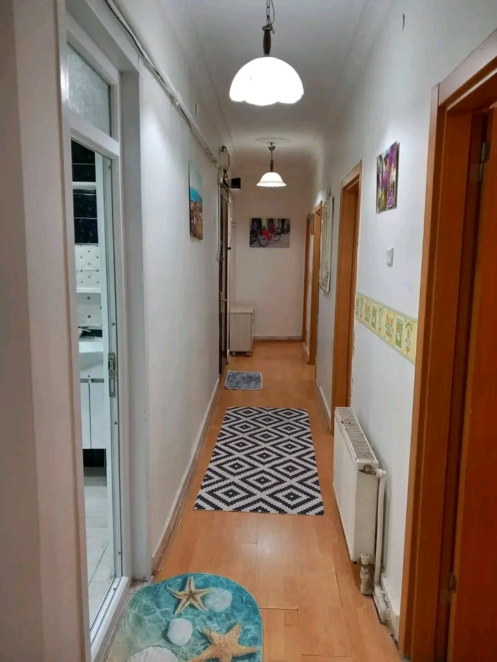 Furnished 3-bedroom apartment with living room, first floor