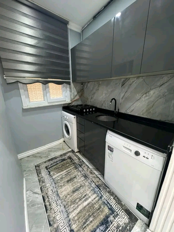 Luxury apartment with two bedrooms and a living room, furnished, 0th floor