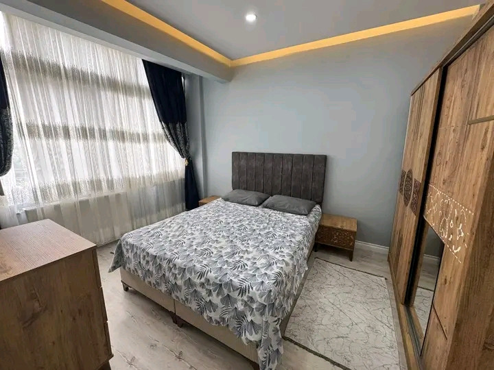 Luxury apartment with two bedrooms and a living room, furnished, 0th floor