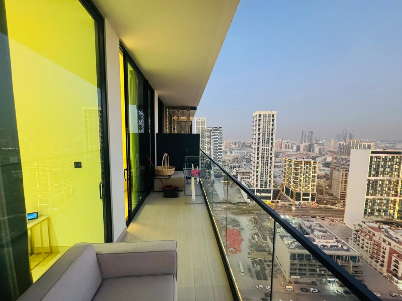 Luxury apartment with a large balcony