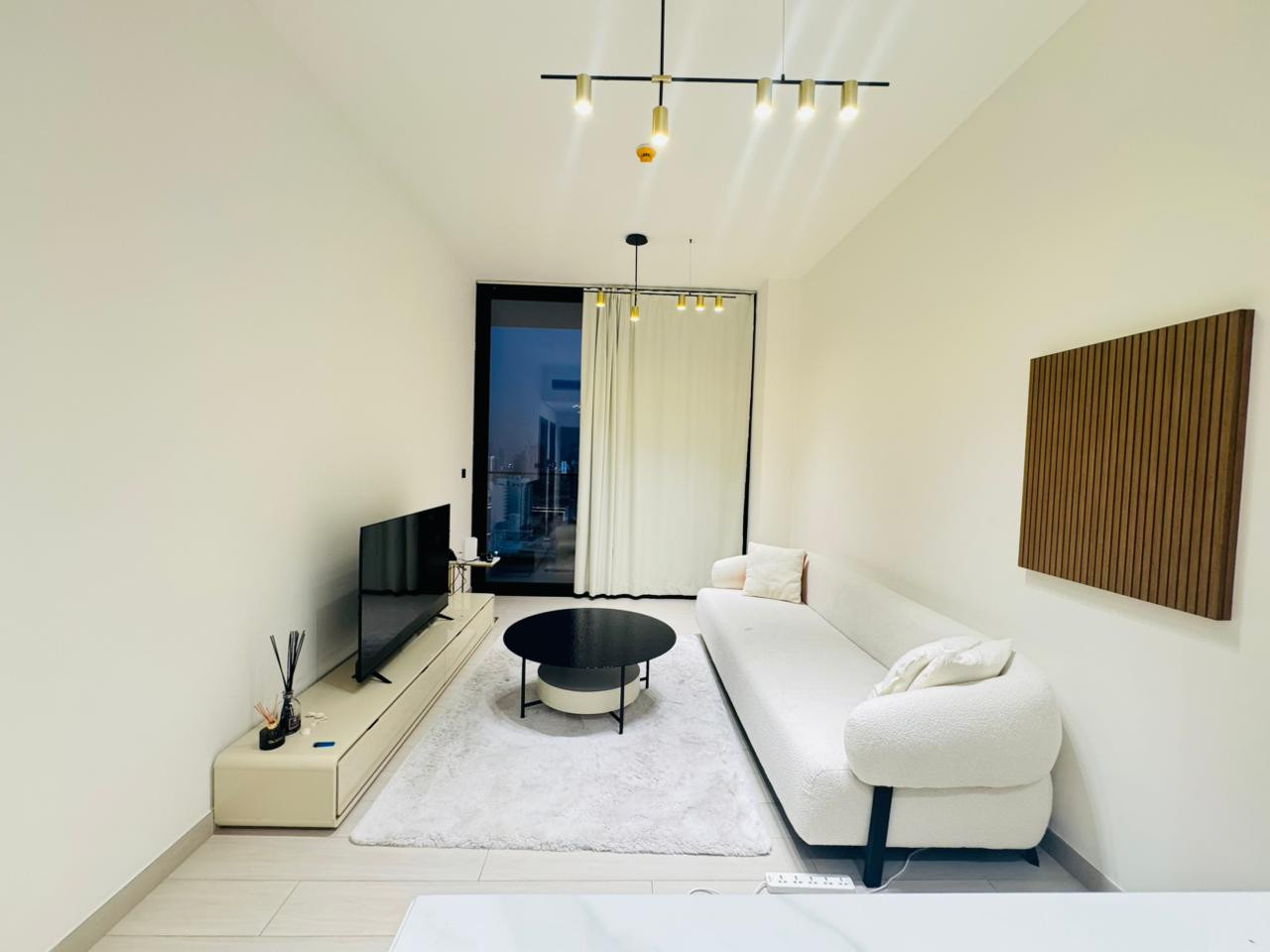Luxury apartment with a large balcony