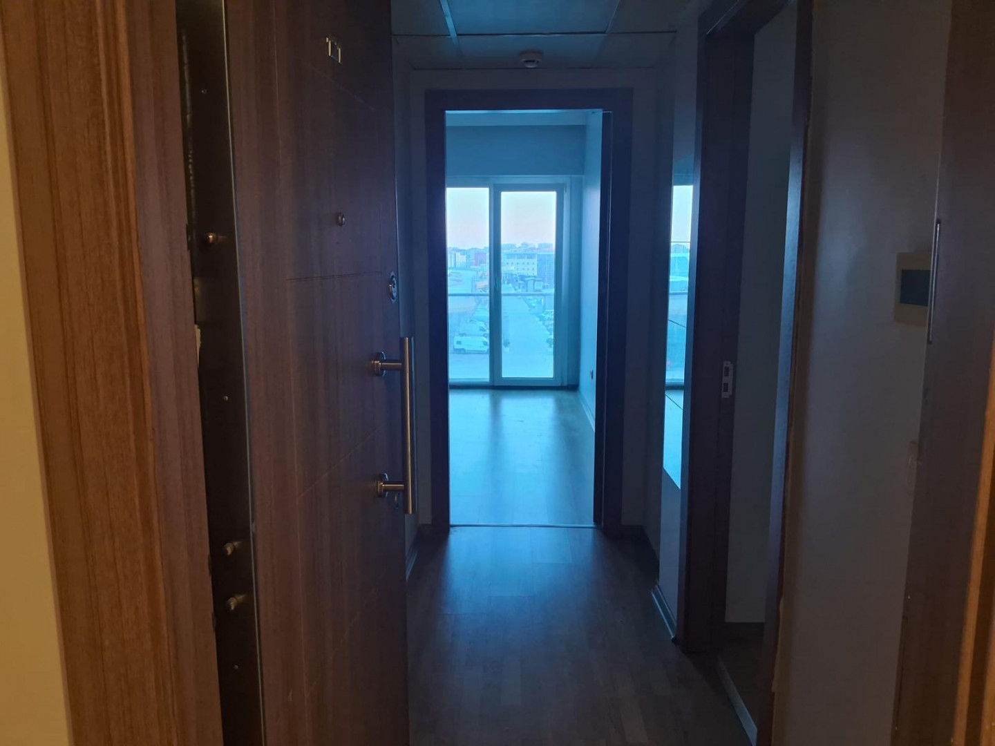 Empty one-bedroom apartment