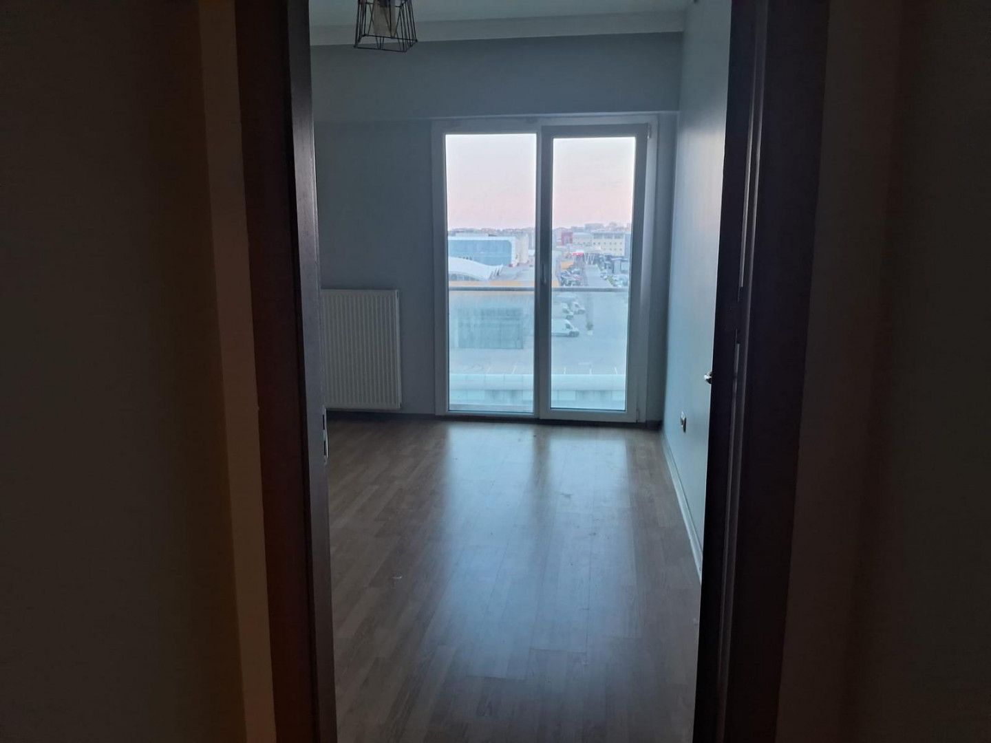 Empty one-bedroom apartment