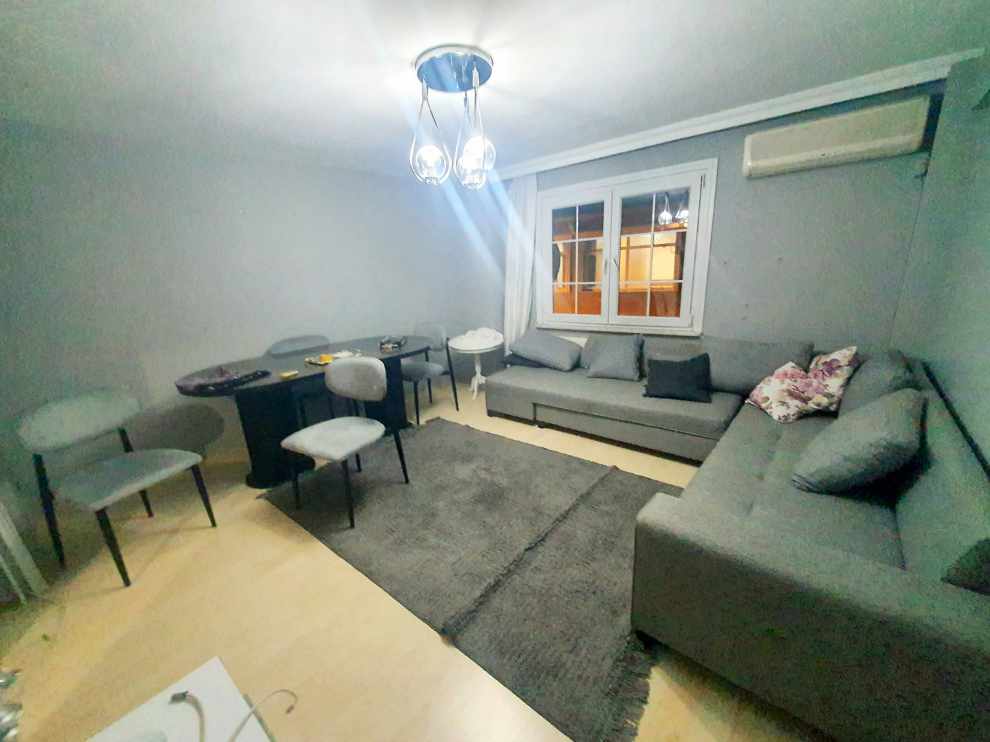 One-bedroom apartment, living room, top floor