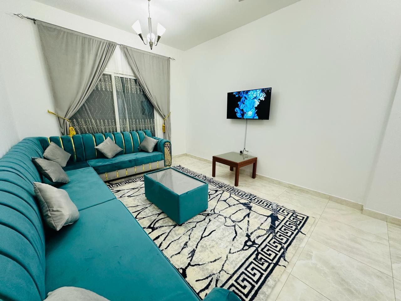 One-bedroom apartment with new furnishings