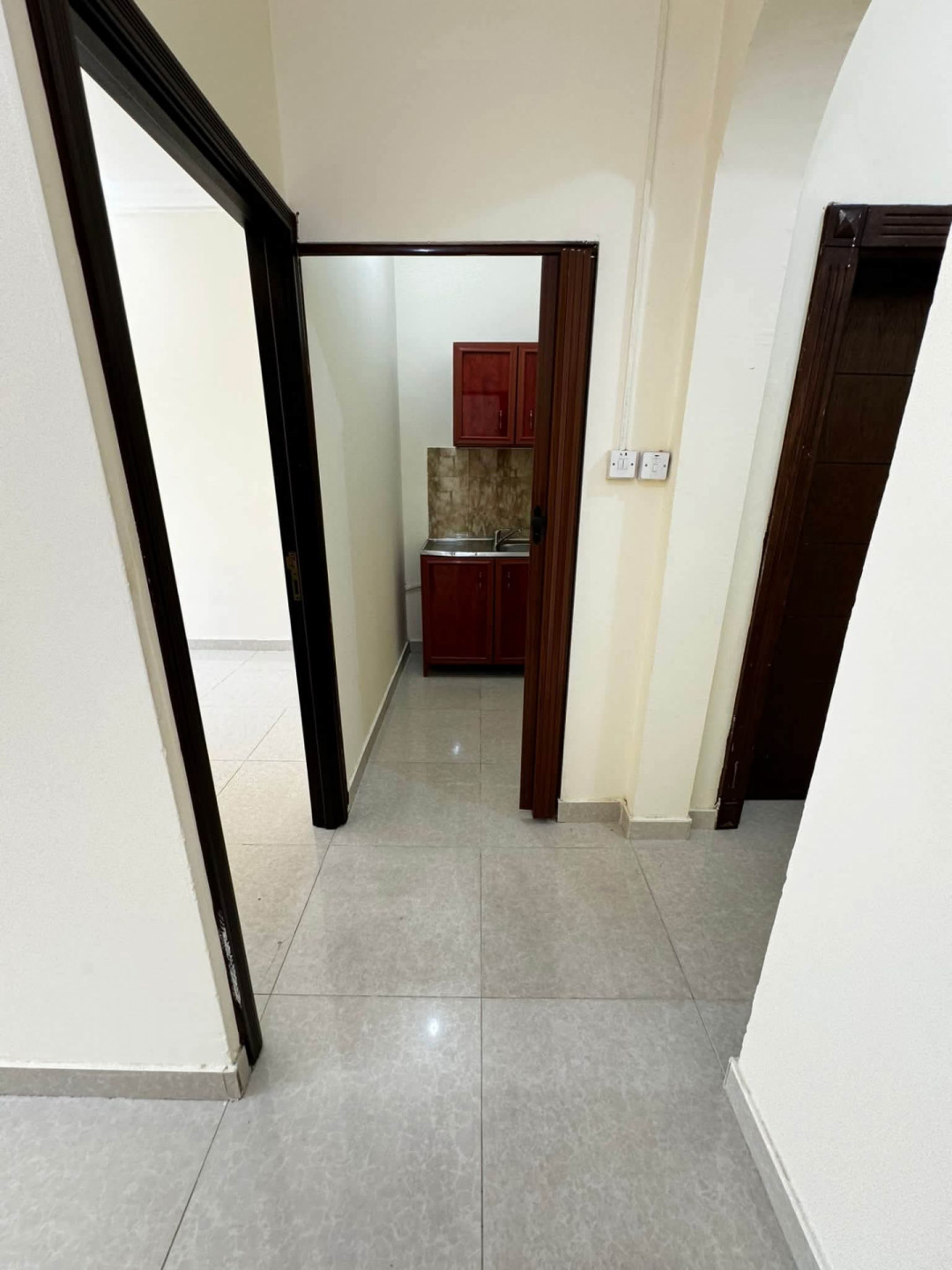 One-bedroom apartment with living room, unfurnished