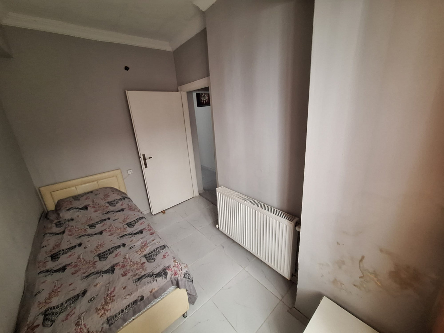 Two-bedroom apartment with a living room, for families only.