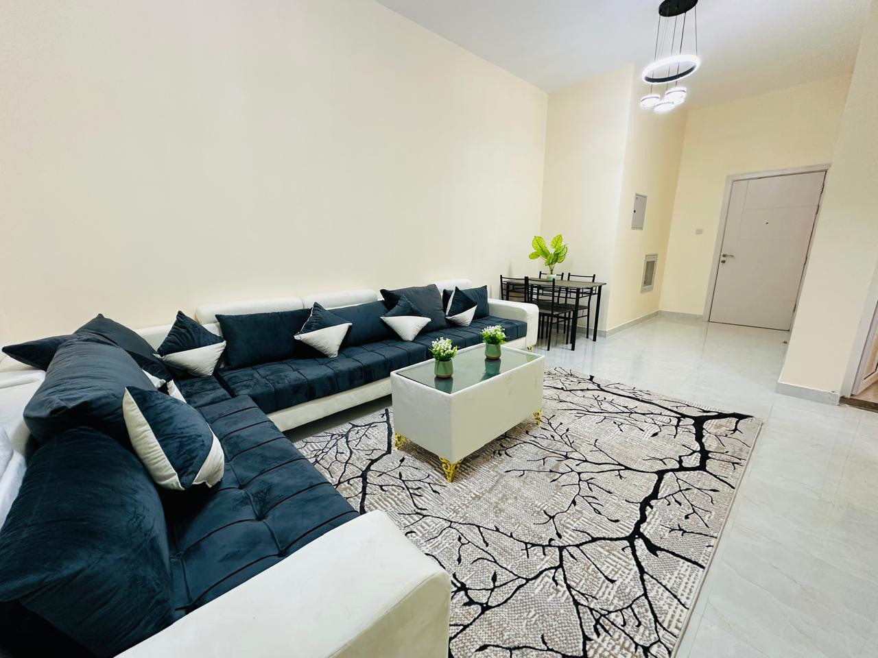 Two-bedroom apartment with a living room for rent