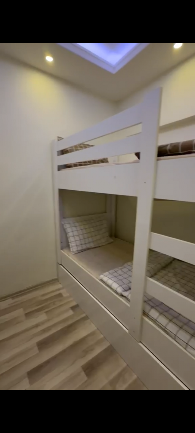 Two-bedroom apartment with a living room for tourist rental